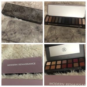 Modern renaissance palette and naked smoky palette